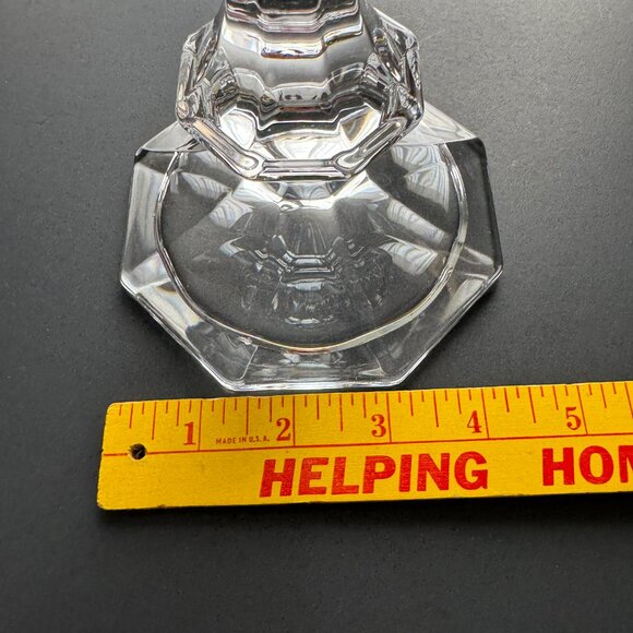 Crystal Candlestick Holder 8 Inch Tall - Picture 14 of 15